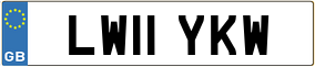 Truck License Plate